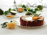Gâteau à la mandarine verte bio 100%, amandes et glaçage, sans gluten....défi culinaire
