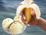 Glace banane, beurre de cacahuètes, chocolat, sans sorbetière ni sucres rajoutés