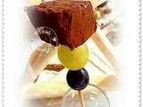 Idée fête: Brochette de foie gras aux 2 raisins