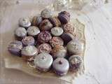 Idées fêtes: Macarons à la violette décorés pour les soirs de fêtes