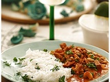 Jack fruit  au lait de coco, épices, noix de cajou et riz basmati....Un délice!!!! a tester sans faute