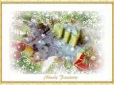 Petits gâteaux moelleux de Noël citron ou pistache