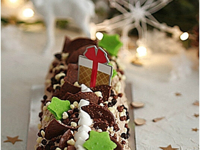 Un saucisson trop gourmandUn cadeau gourmand et très chocolaté à offrir  pour Noël - NICOLE PASSIONS