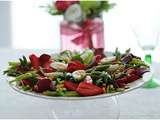Salade fraîche pour des températures lourdes