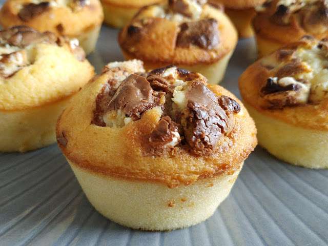 Fondant au chocolat et aux Kinder Schoko Bons > Recette