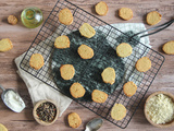 Biscuits croquants à la farine de maïs et provola piquant