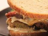 Burger hivernal raclette jambon sec