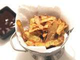 Chips d’épluchures de pommes de terre