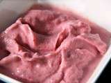 Frozen yogurt fraises coco
