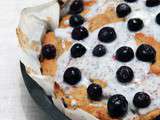 Gâteau aux blueberries sans gluten