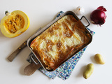 Gratin de pommes de terre, courgettes, mozzarella en pâte filo