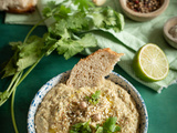 Houmous au curry vert