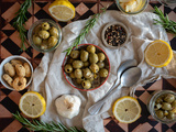 Olives au citron confit