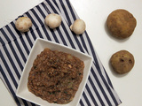 Purée de pommes de terre et champignons au pecorino