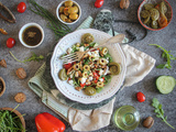 Salade aux têtes de violon