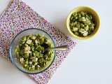 Salade de fèves toute verte