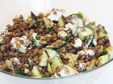 Salade de lentilles au citron séché
