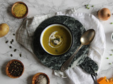 Soupe petits pois butternut
