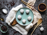 Spécialité du Japon : Mochis daifuku à la pâte de haricots rouges