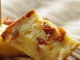 Cake Italien {Mozzarella, tomates confites et jambon cru}