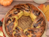 Couronne tressée ricotta/daims