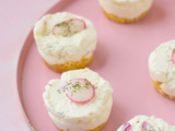 Mini cheesecakes chèvre/radis
