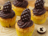 Mini cupcakes de Pâques {Noix de coco/chocolat}