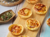 Mini tartelettes bacon et pavé d'affinois