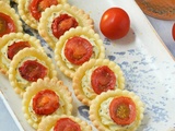 Mini tartelettes boursin/tomates cerises