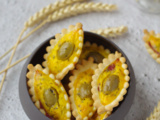 Mini tartelettes olives/boeuf séchée au fromage blanc