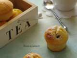 Minis muffins citron coeur pâte à tartiner