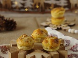 Minis muffins gésiers, roquefort et noix