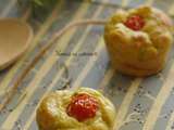 Minis muffins guacamole cœur tomates cerises