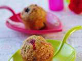 Minis muffins muesli et fruits rouges