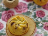 Muffins orange et chocolat praliné