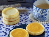 Petites tartes renversées noix de coco lemon curd