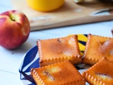 Petits gâteaux lait concentré et nectarines