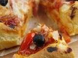 Pizza Italienne {Tomates, Mozzarella et Basilic}