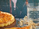 Quiche ricotta/petits pois et pignon de pin