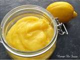 Pâte à tartiner au citron ou lemon curd sans beurre