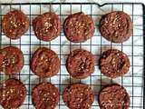 Cookies au Chocolat, graines de Sarrasin et Chanvre à la Fleur de Sel  sans oeuf 