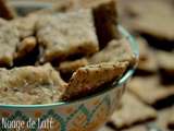 Crackers Danois aux graines Kboekbrød (recette sans oeuf)