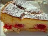 Gâteau Ricotta aux Framboises