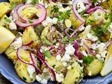 Salade de Pommes de Terre à la Grecque (recette végétarienne)