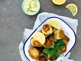 Croquettes de poisson sauce au citron