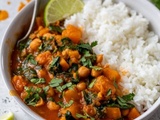 Curry de courge aux pois chiches