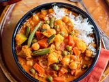 Curry de pois chiches et légumes