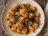 Gnocchis au potimarron et à la sauge