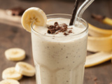 Milk shake à la banane et vanille bourbon