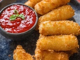 Mozzarella sticks à la sauce piquante